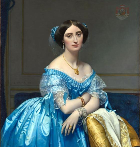 Jean Auguste Dominique Ingres, Éléonore-Marie-Pauline de Galard de Brassac de Béarn, princesse de Broglie, MET