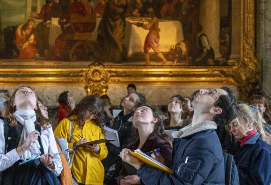 Travaux Dirigés devant les œuvres au château de Versailles