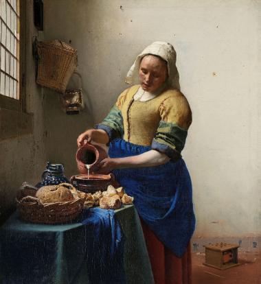 Johannes Vermeer La laitière vers 1660