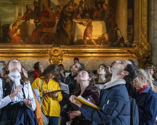 Travaux Dirigés devant les œuvres au château de Versailles