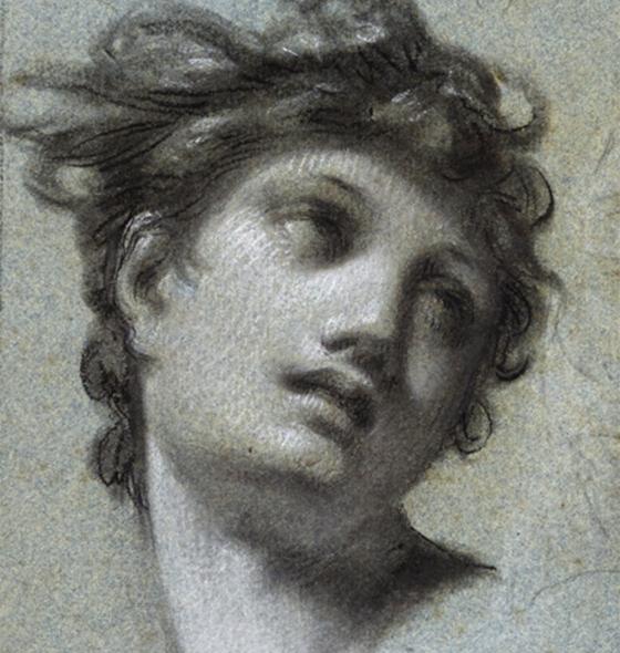 Dessin Tête de femme, Pierre-Paul Prud’hon
