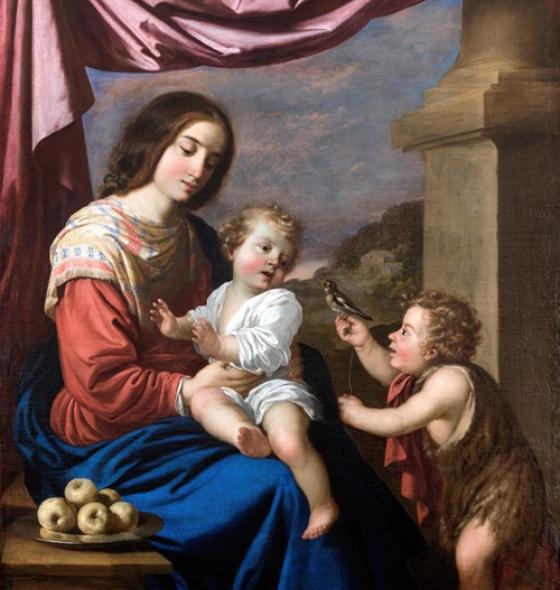 Vierge portant son enfant