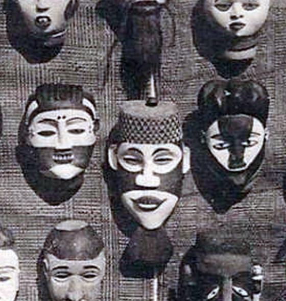 Visuel masques art africain