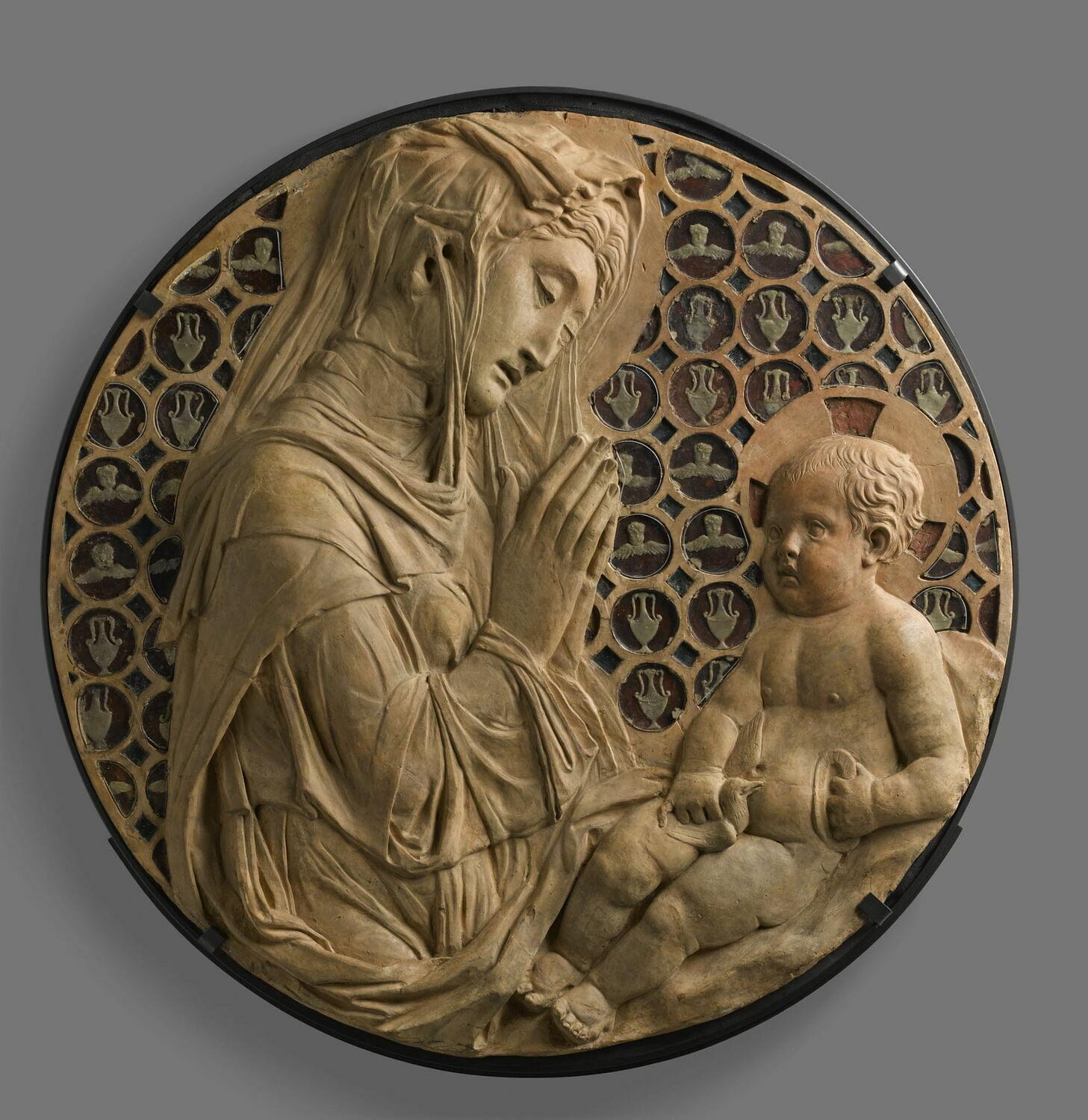 Donatello, La Vierge adorant l'enfant, dite Madone Piot