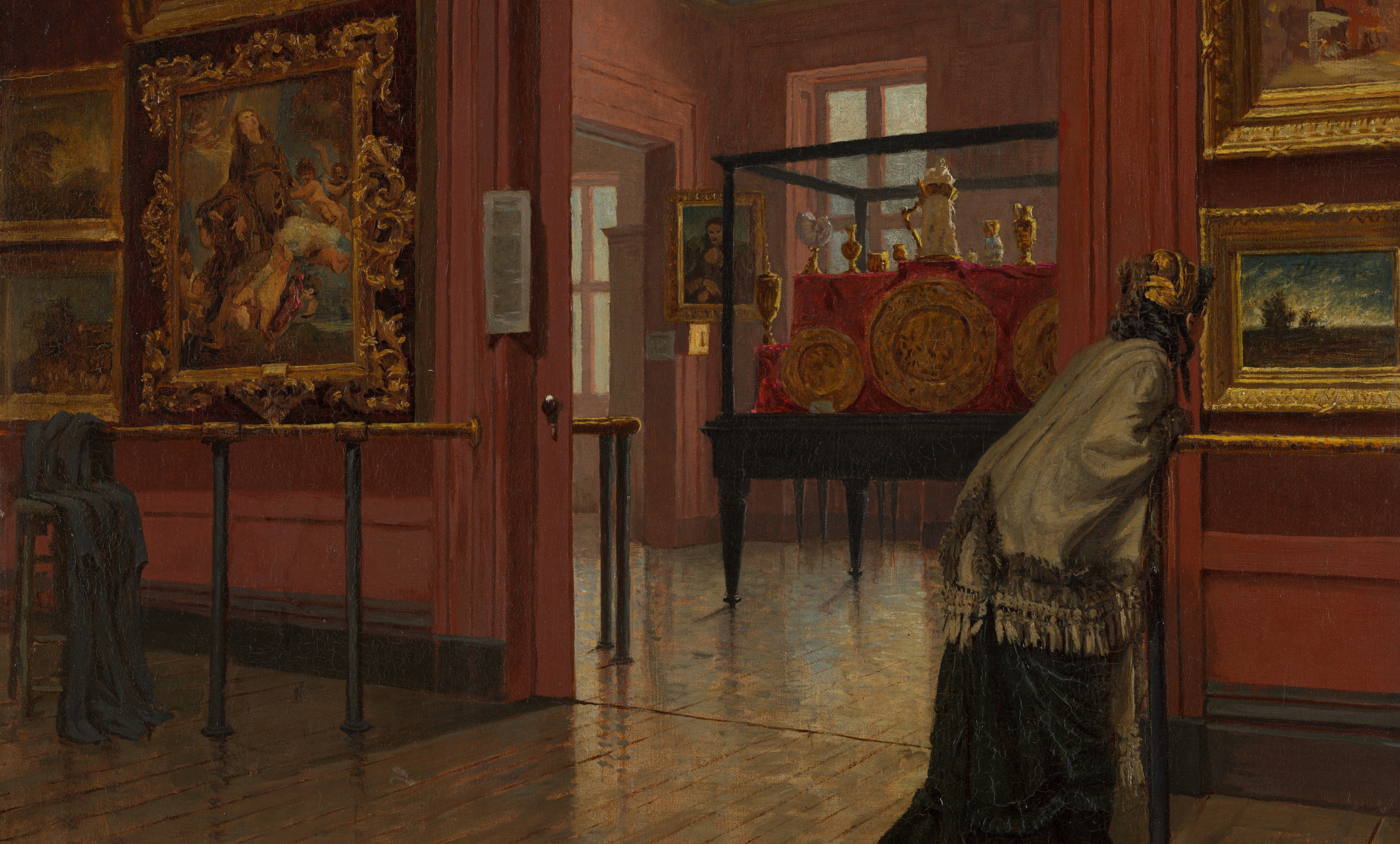 Frank Waller, Entrance Hall of the Metropolitan Museum of Art when in Fourteenth Street, ca.1881.