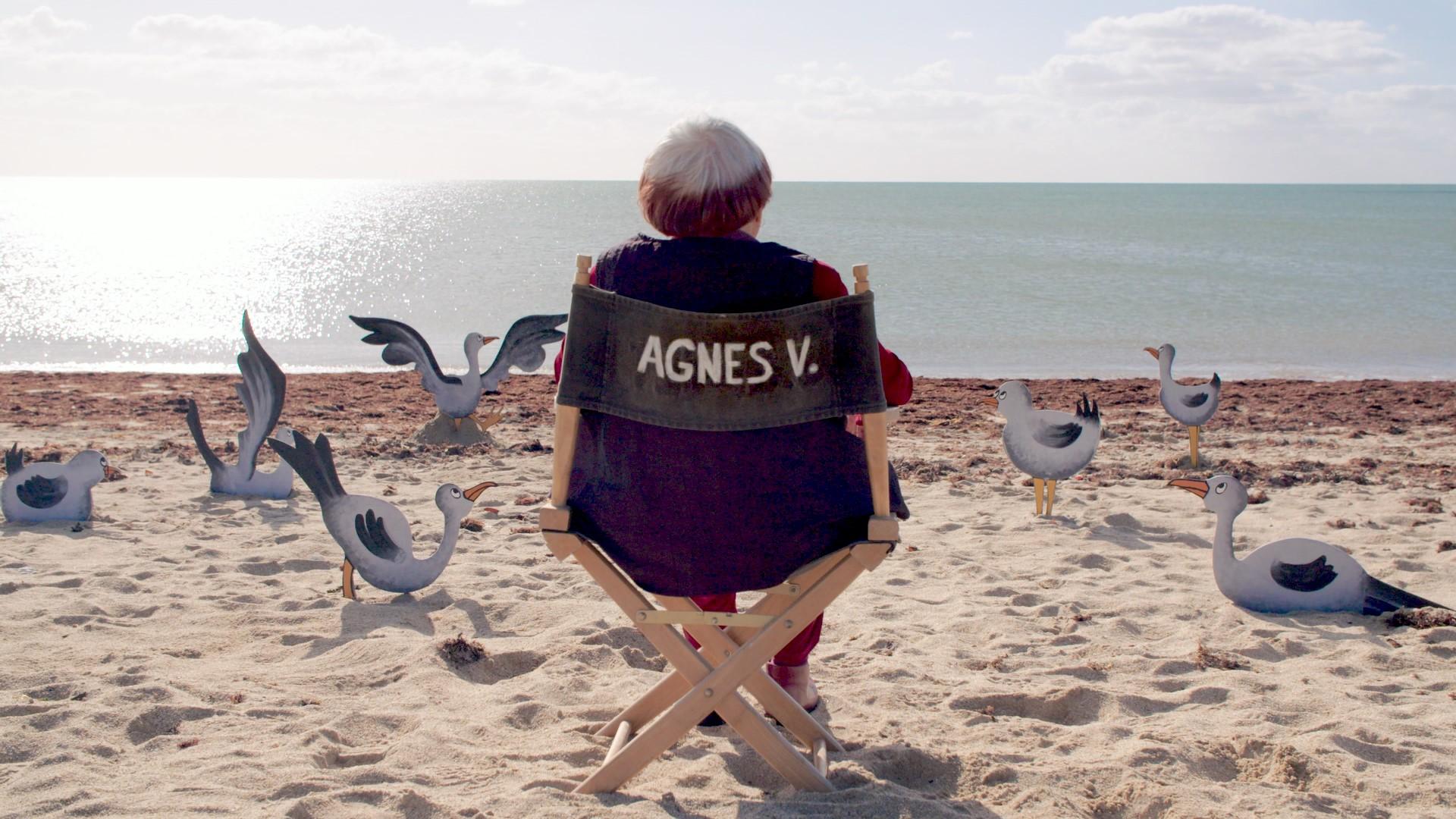 Agnès Varda à la plage