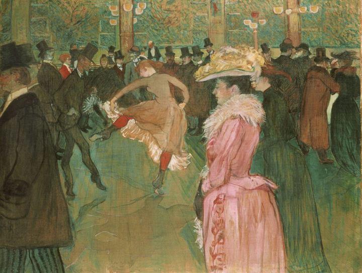 La danse au Moulin Rouge de Henri de Toulouse-Lautrec
