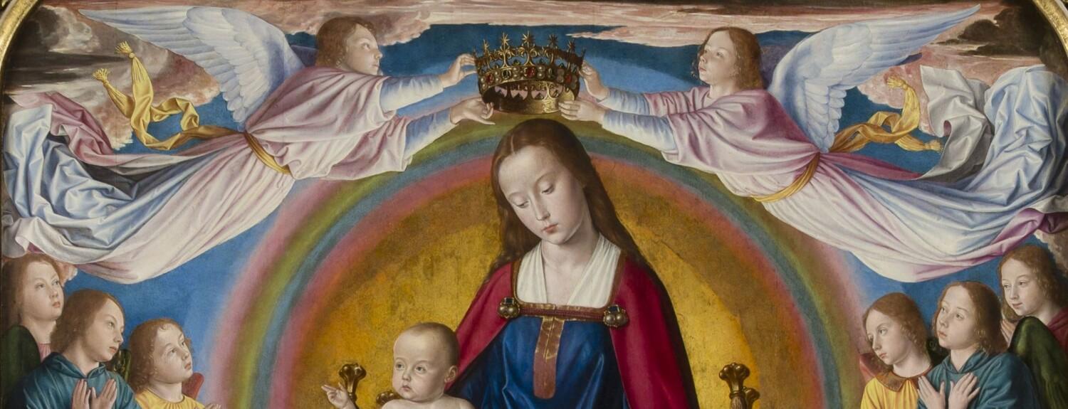 Triptyque de Moulins de Jean Hey, détail