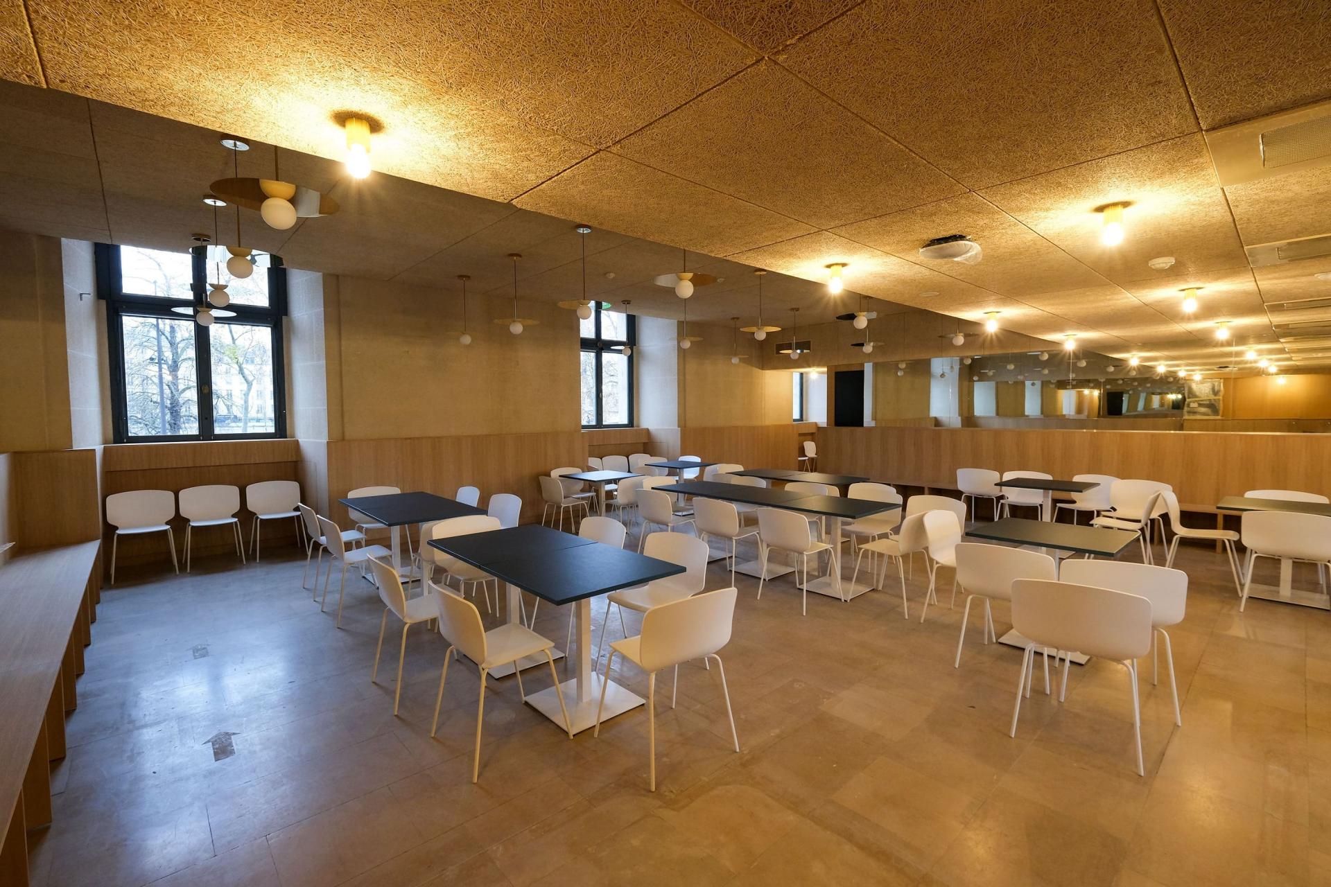 La cafétéria de l'École du Louvre