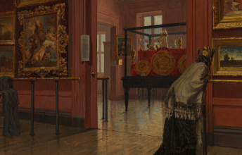 Frank Waller, Entrance Hall of the Metropolitan Museum of Art when in Fourteenth Street, ca.1881.