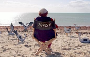Agnès Varda à la plage