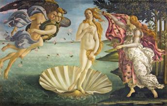 Tableau "La naissance de Vénus" de Sandro Botticelli