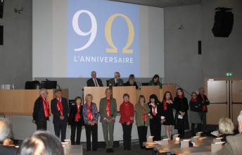 90 ans de l'Association de l'EDL dans l'amphithéâtre Rohan