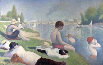 Les baigneurs d'Asnières de Seurat