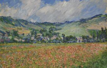 Champ de coquelicots, environs de Giverny
