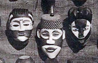 Visuel masques art africain