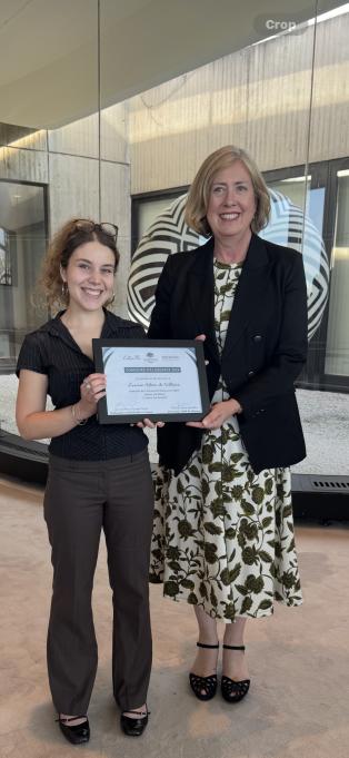 Louise Adam de Villiers et l'ambassadrice d'Australie en France