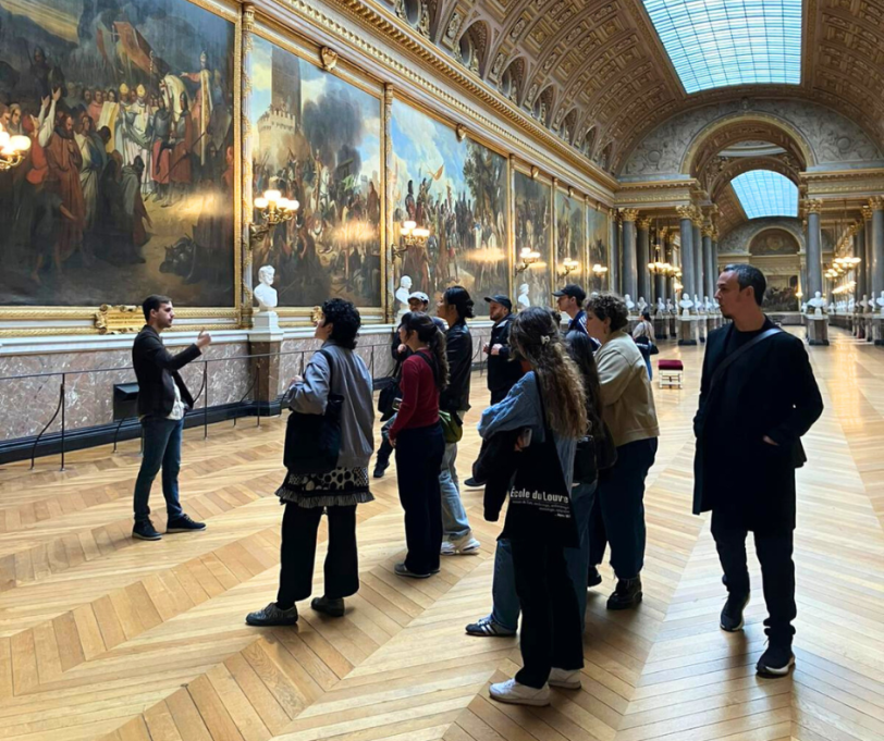 Participants au Louvre