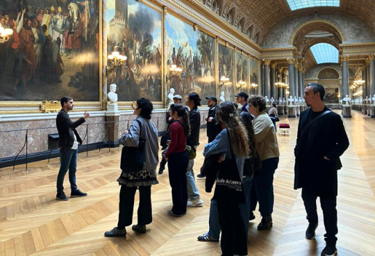 Participants au Louvre