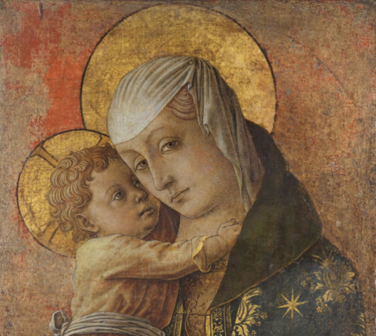 Carlo Crivelli, Madonna col Bambino, tempera e oro su tela, cm. 60,8 × 41,5, Macerata, Musei civici di palazzo Buonaccorsi