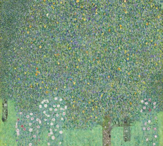 Gustav Klimt, Rosiers sous les arbres, 1905