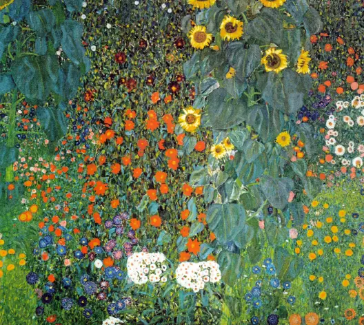 Jardin aux tournesols (1906), Gustav Klimt