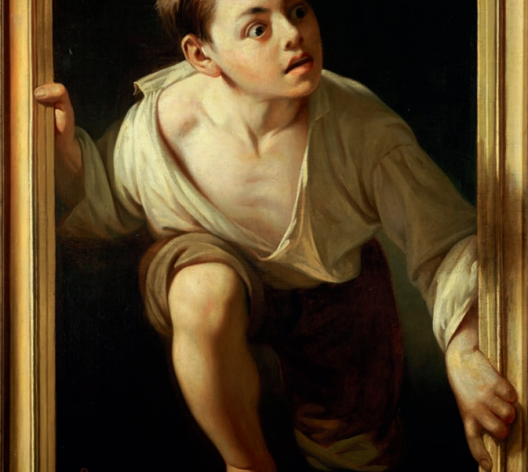 Tableau Pere Borrell del Caso, Fuyant la critique, 1874, Madrid