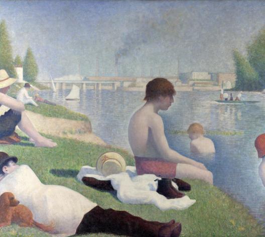 Les baigneurs d'Asnières de Seurat