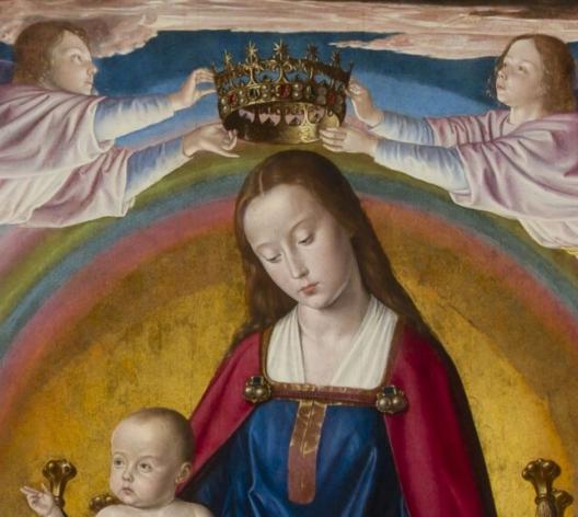 Triptyque de Moulins de Jean Hey, détail