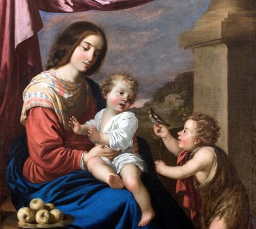 Vierge portant son enfant