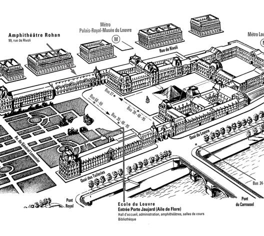 Plan du Louvre