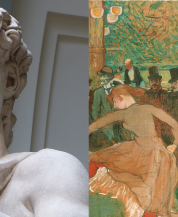 David de Michel-Ange et La Danse au Moulin Rouge de Lautrec