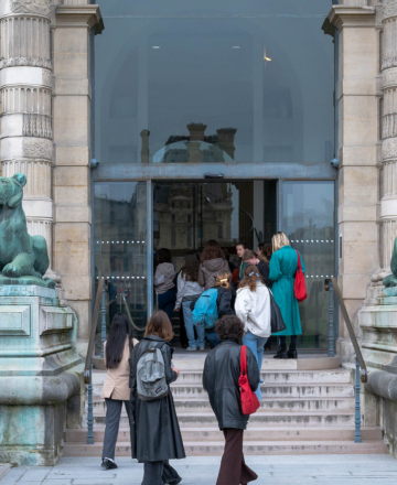 Entrée de l'École du Louvre