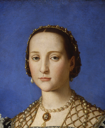 Agnolo Bronzino, Portrait of Eleanor of Toledo and Her Son Giovanni, c.1545, Uffizi Gallery.