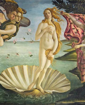 Tableau "La naissance de Vénus" de Sandro Botticelli