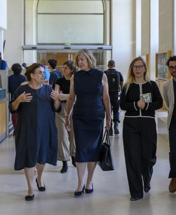 Visite de l'ambassadrice d'Australie