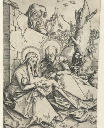 Hans Baldung, La Sainte Famille avec sainte Anne et saint Joseph, c.1511