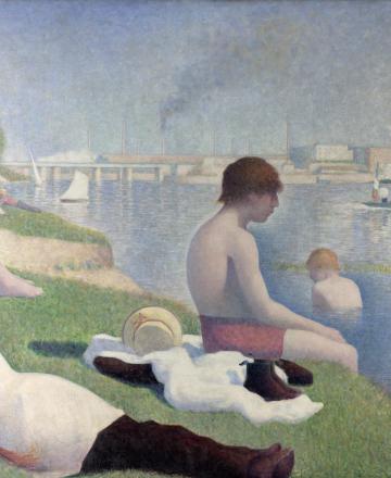 Les baigneurs d'Asnières de Seurat
