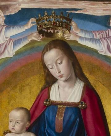 Triptyque de Moulins de Jean Hey, détail