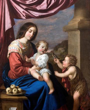 Vierge portant son enfant