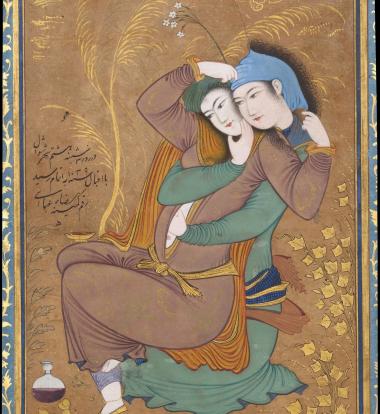 Islam - Reza_Abbasi -Two Lovers (1630)